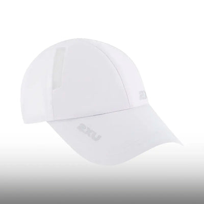 2XU Gorra Run Broche White