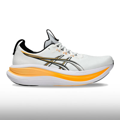 Asics Gel Nimbus 28 Hombre White Stadium Orange