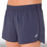 Asics Short Silver 4In Mujer Indigo Fog