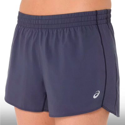 Asics Short Silver 4In Mujer Indigo Fog