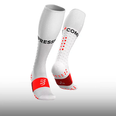 Compressport Full Socks Run White