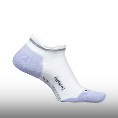 Feetures Elite Max Cushion No Show Tab White Lilatech