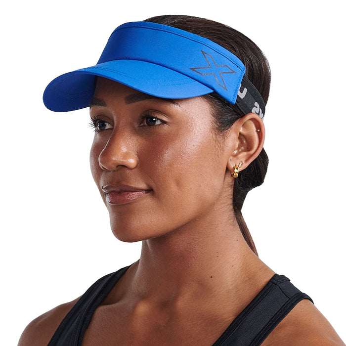 2XU Visera Performance Elástico Azul