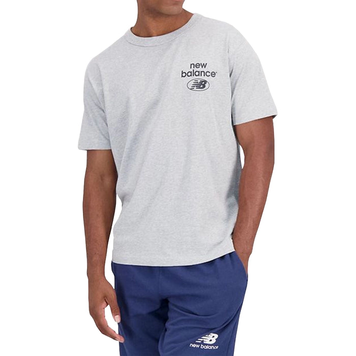 New Balance Camiseta Essentials Reimaggined Hombre Gris