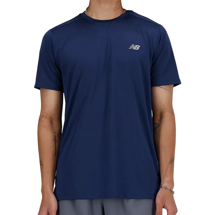 New Balance Camiseta Run Hombre Navy