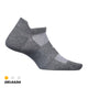 Feetures High Performance Ultra Light No Show Tab Heather Gray