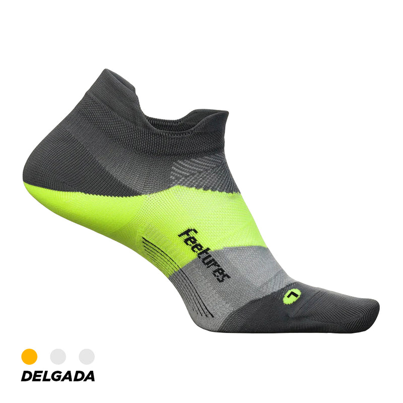 Feetures Elite Ultra Light No Show Tab Midnight Neon