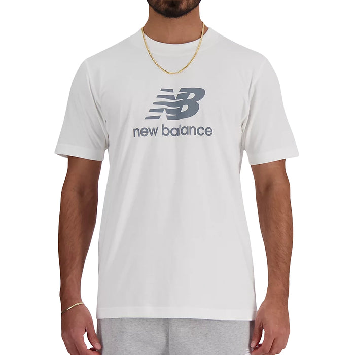 New Balance Camiseta Essentials Hombre White