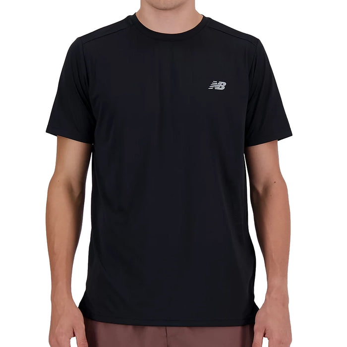 New Balance Camiseta Run Hombre Black