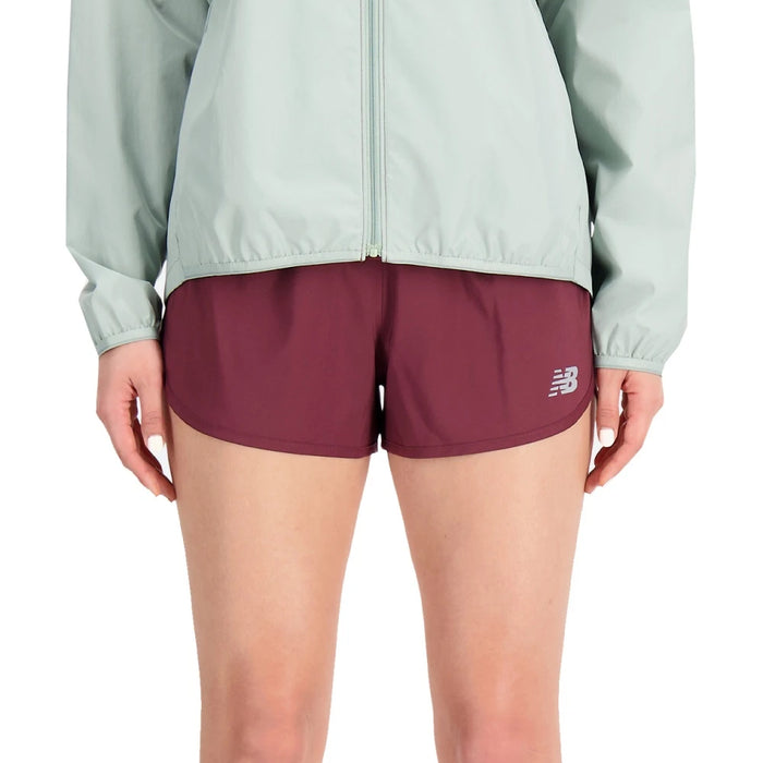 New Balance Short Accelerate 2.5" Mujer Vino