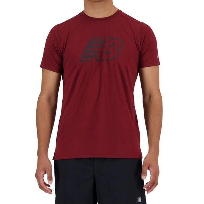 New Balance Camiseta Printed Run Red