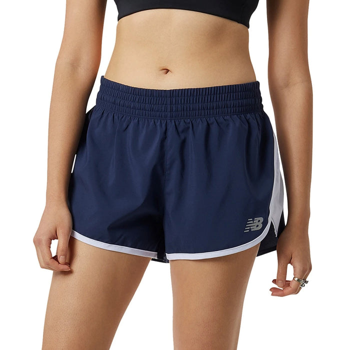 New Balance Short Accelerate 2.5" Mujer Azul