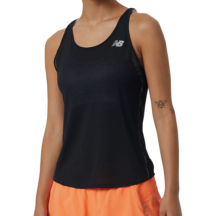 New Balance Blusa Impact Run Mujer Black