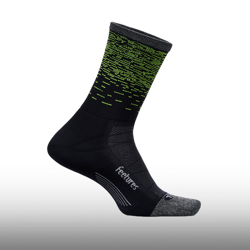 Feetures Elite Light Cushion Mini Crew Light Wave