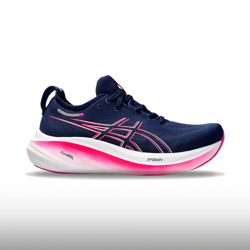 Asics Gel Nimbus 26 Mujer Blue Expanse Bold Magenta