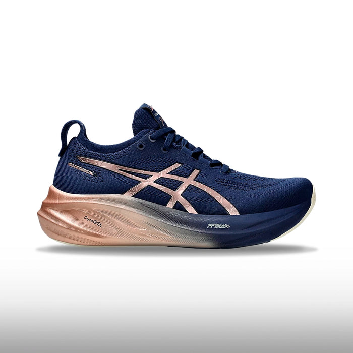 Asics Gel Nimbus 26 Platinum Mujer Blue