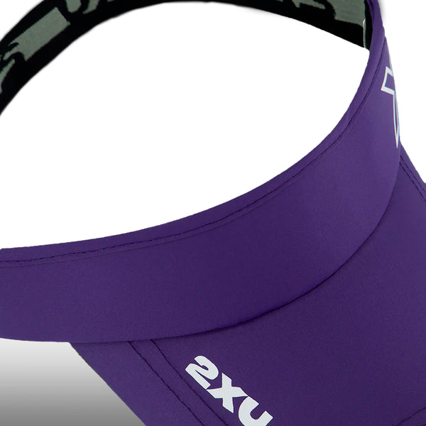 2XU Visera Performance Elástico Future Dusk White