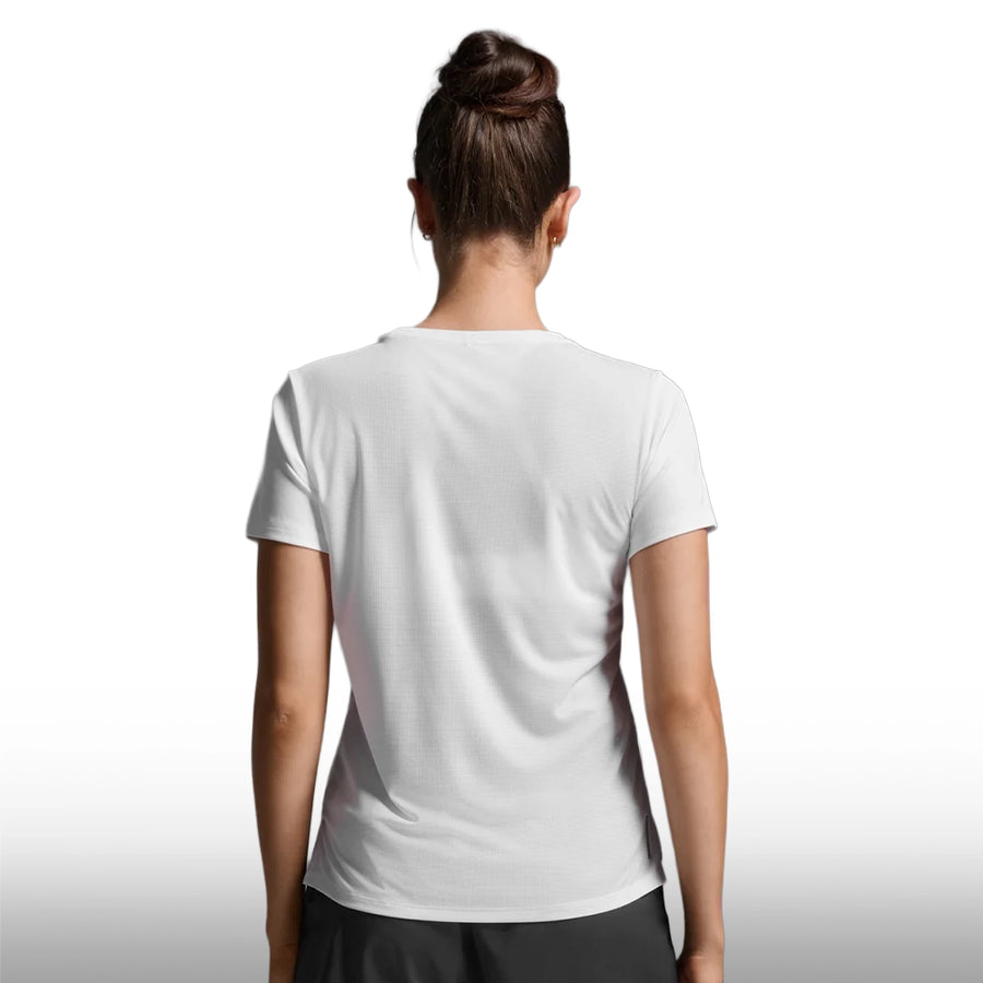 2XU Blusa Aero Tee White Silver Reflective