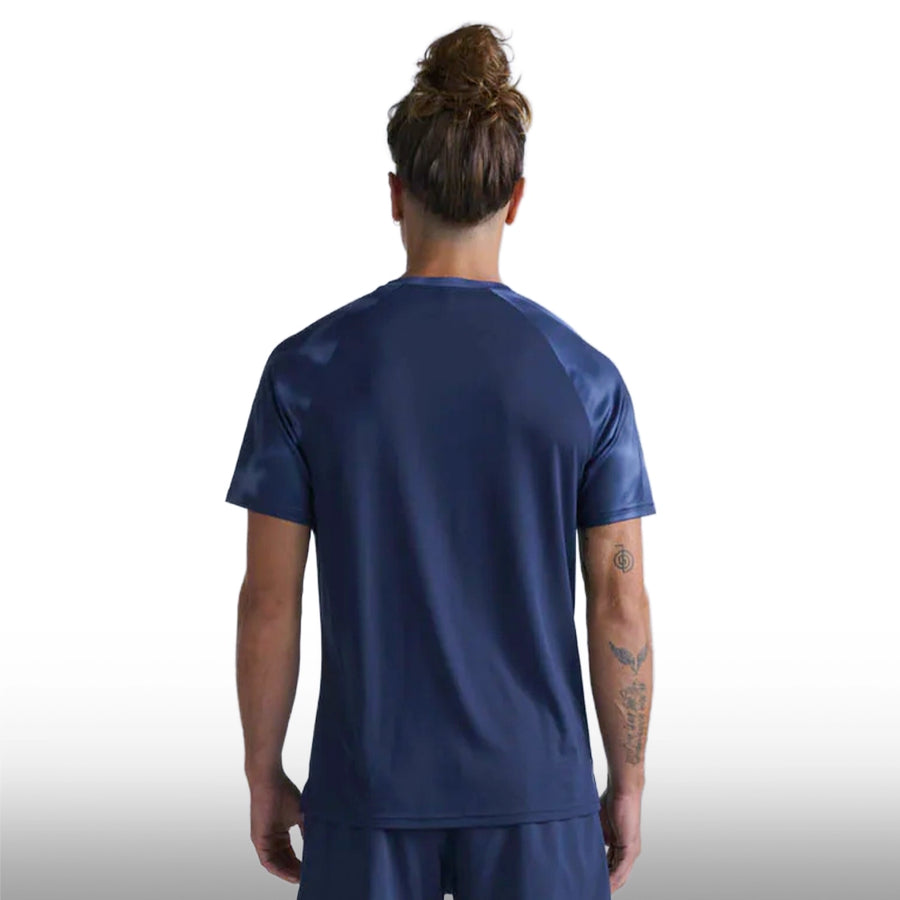 2XU Camiseta Aero Tee Midnight Marble Silver Reflect