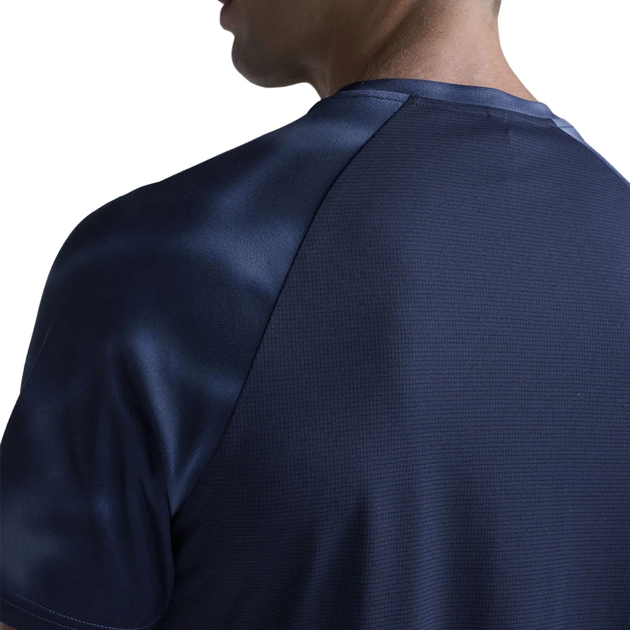 2XU Camiseta Aero Tee Midnight Marble Silver Reflect