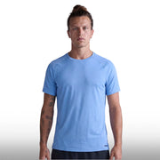 2XU Camiseta Aero Tee Silverlake Blue Black Reflect