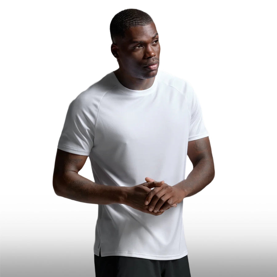 2XU Camiseta Aero Tee White Silver Reflective