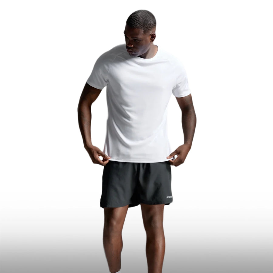 2XU Camiseta Aero Tee White Silver Reflective