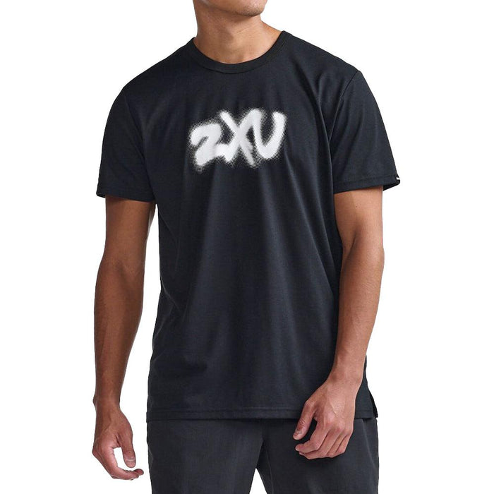 2XU Camiseta Contender Hombre Negro