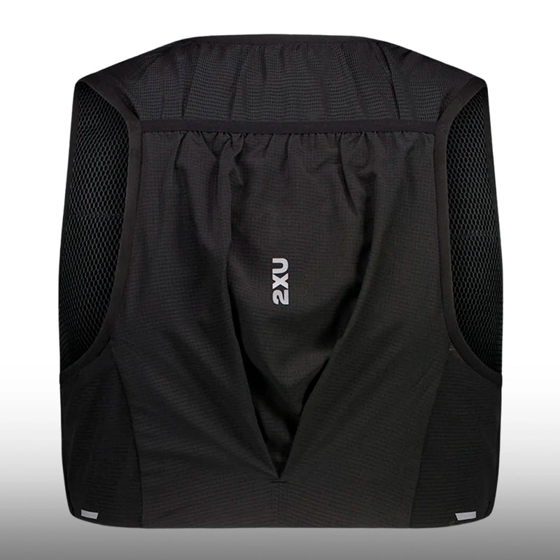2XU Chaleco Run Hydration Black Silver Reflective