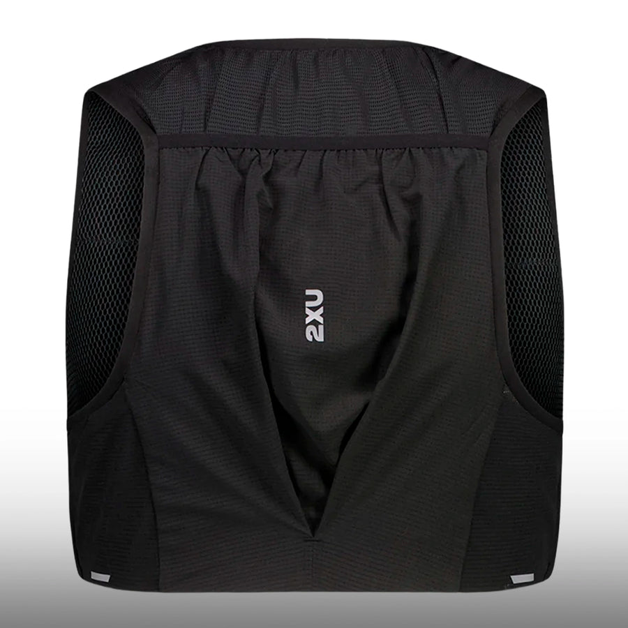 2XU Chaleco Run Hydration Black Silver Reflective