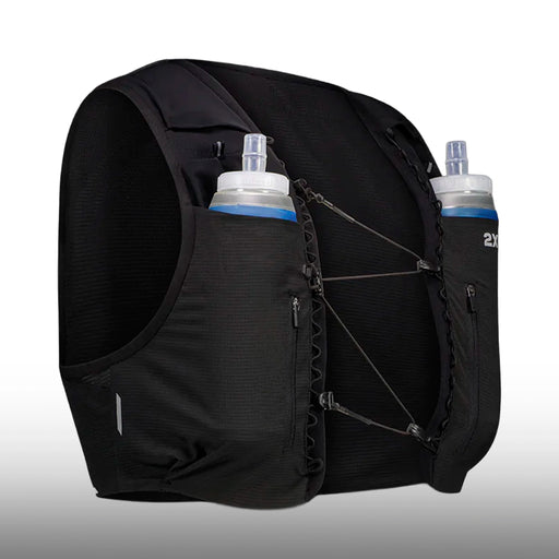 2XU Chaleco Run Hydration Black Silver Reflective