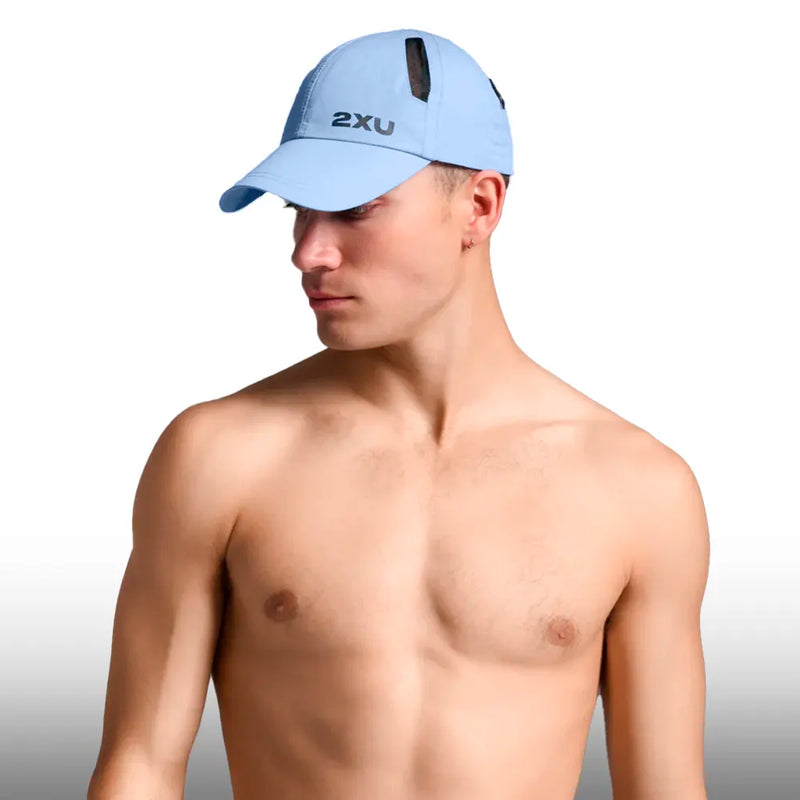 2XU Gorra Run Azure Blue