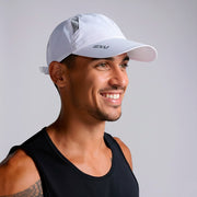 2XU Gorra Run Broche White