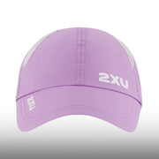 2XU Gorra Run Lavender White