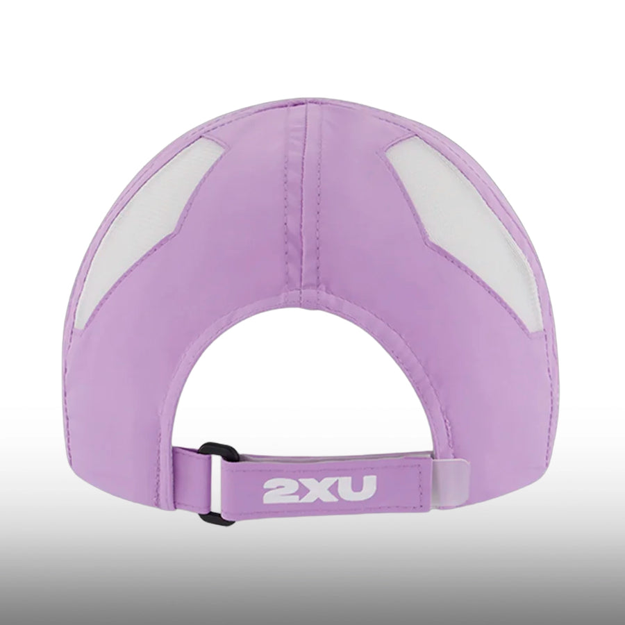 2XU Gorra Run Lavender White