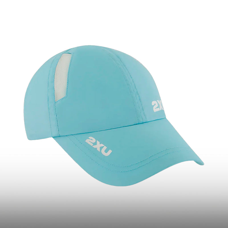 2XU Gorra Run Retro Blue White