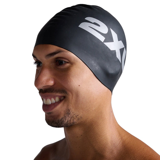 2XU Gorro Natación Silicona Negro