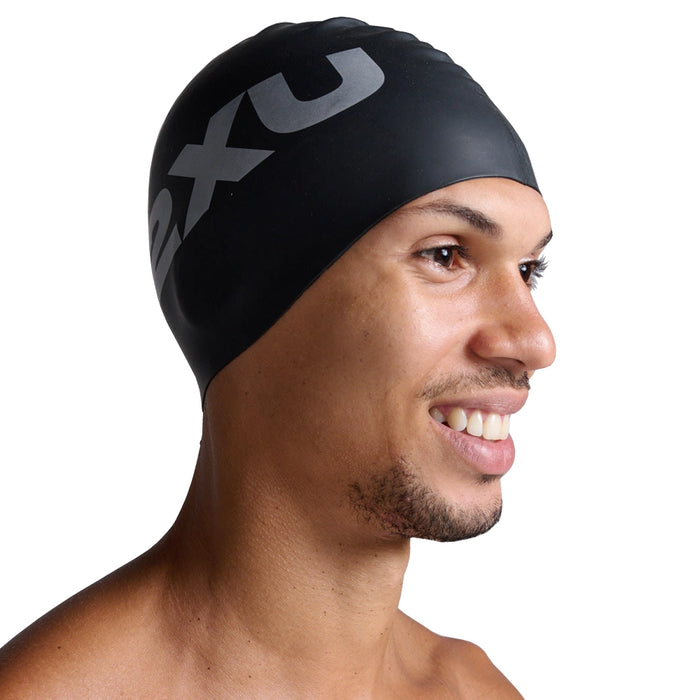 2XU Gorro Natación Silicona Negro