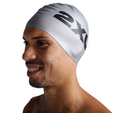 2XU Gorro Natación Silicona Silver