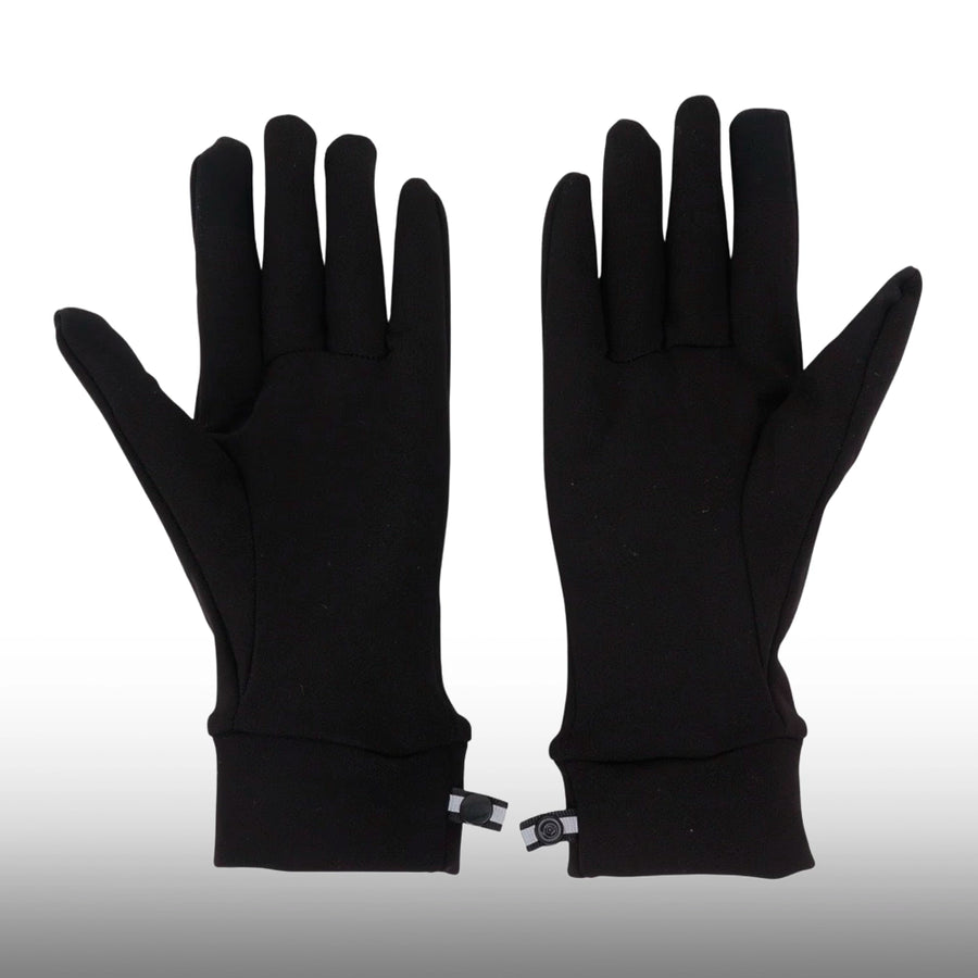 2XU Guantes Run Black Silver Reflective