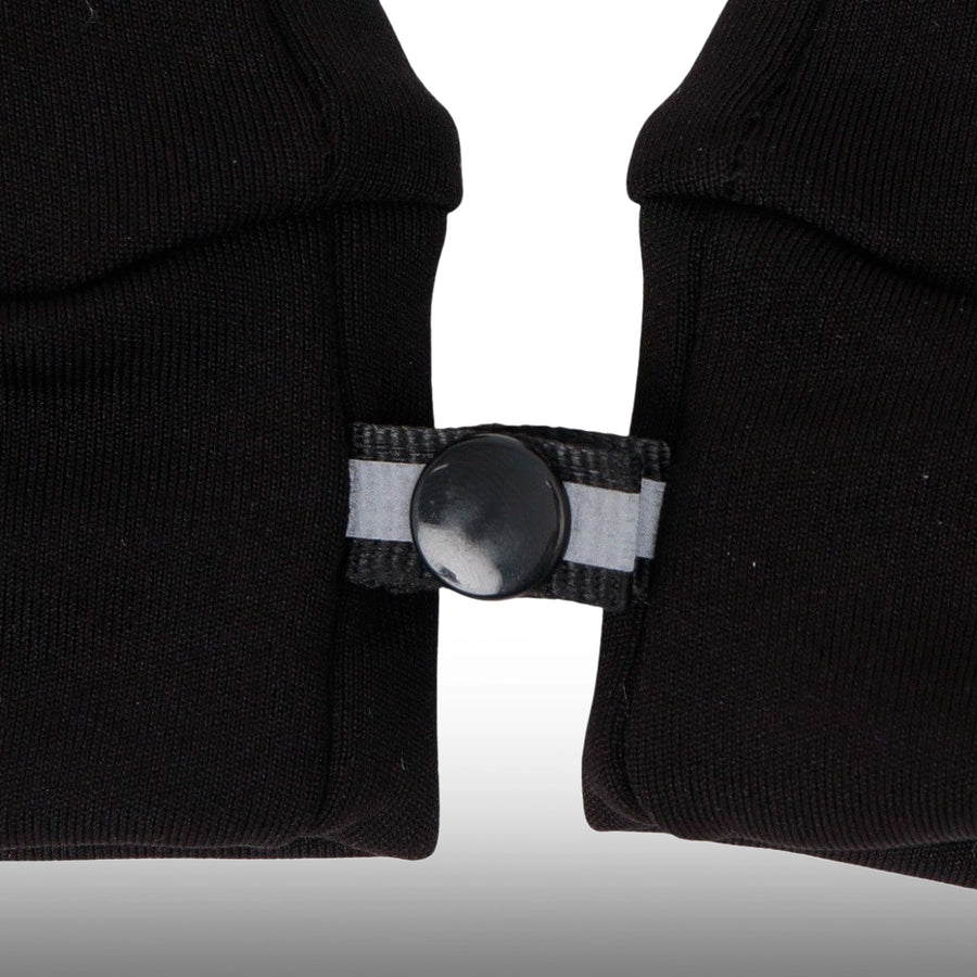 2XU Guantes Run Black Silver Reflective