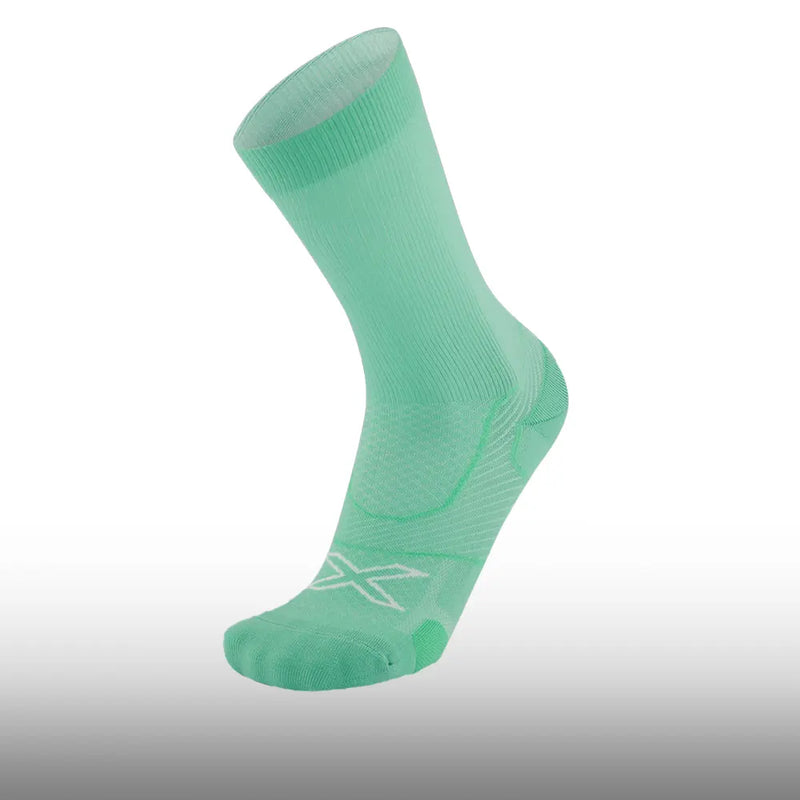 2XU Media Vectr Cushion Crew Digital Mint