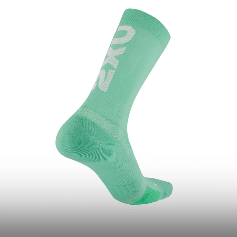 2XU Media Vectr Cushion Crew Digital Mint