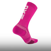 2XU Media Vectr Cushion Crew Hyper Violet