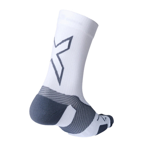 2XU Media Vectr Light Cushion Crew Blanco