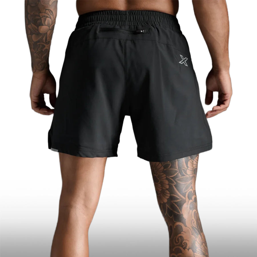 2XU Pantaloneta Aero 5 Inch Black Silver Reflective