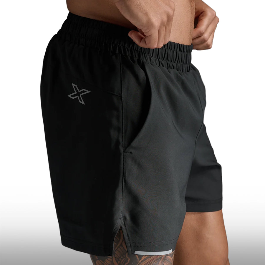 2XU Pantaloneta Aero 5 Inch Black Silver Reflective