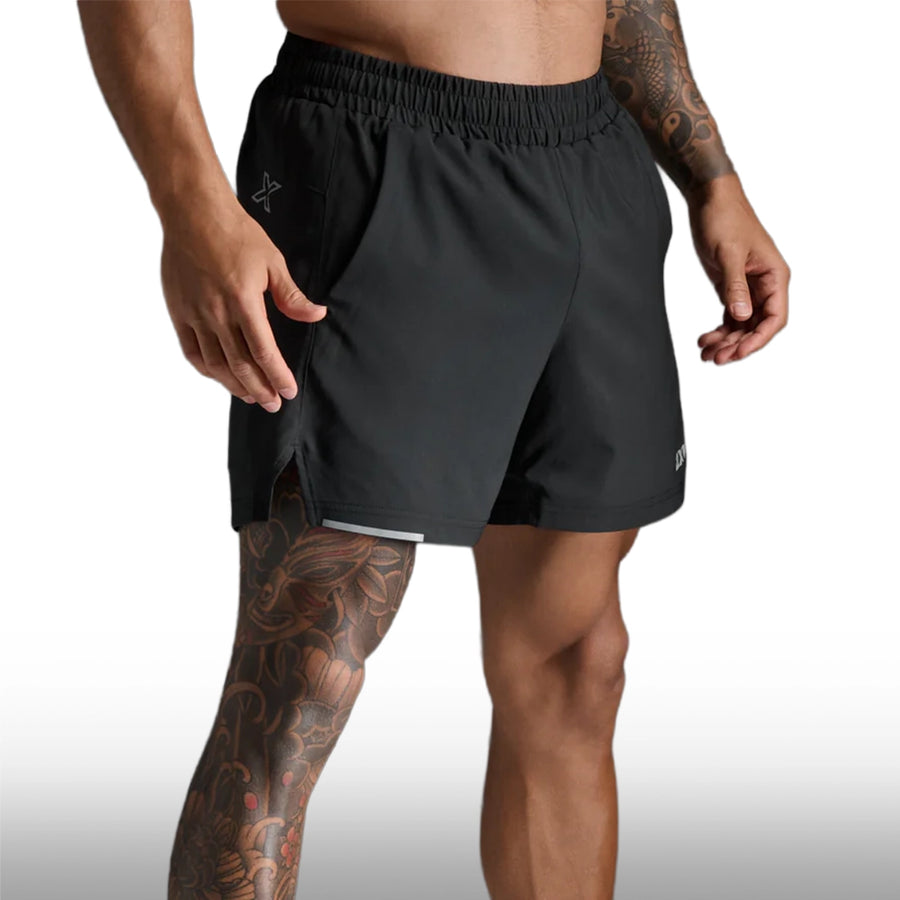 2XU Pantaloneta Aero 5 Inch Black Silver Reflective