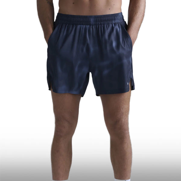 2XU Pantaloneta Aero 5 Inch Lined Midnight Marble Silver Reflect