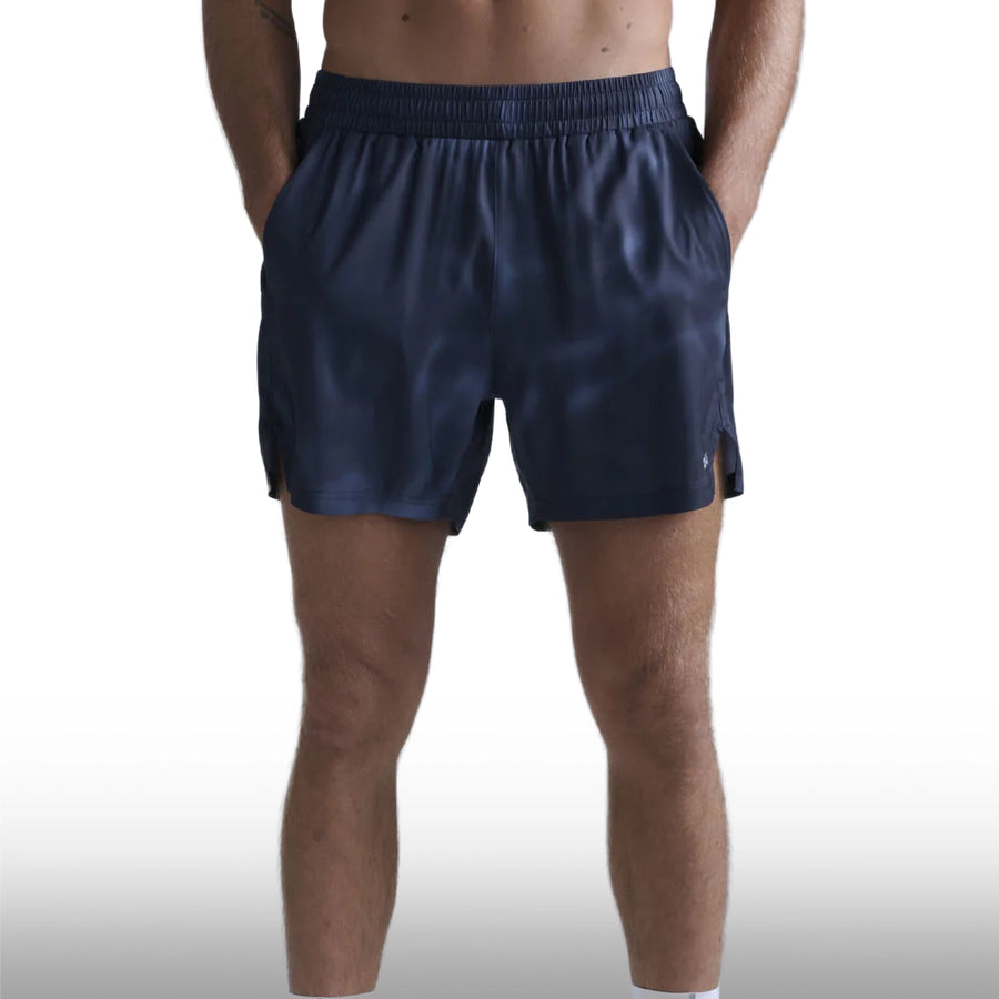 2XU Pantaloneta Aero 5 Inch Lined Midnight Marble Silver Reflect